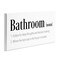 Stupell Industries Funny Bathroom Definition Wall Plaque Art Design by CAD Designs